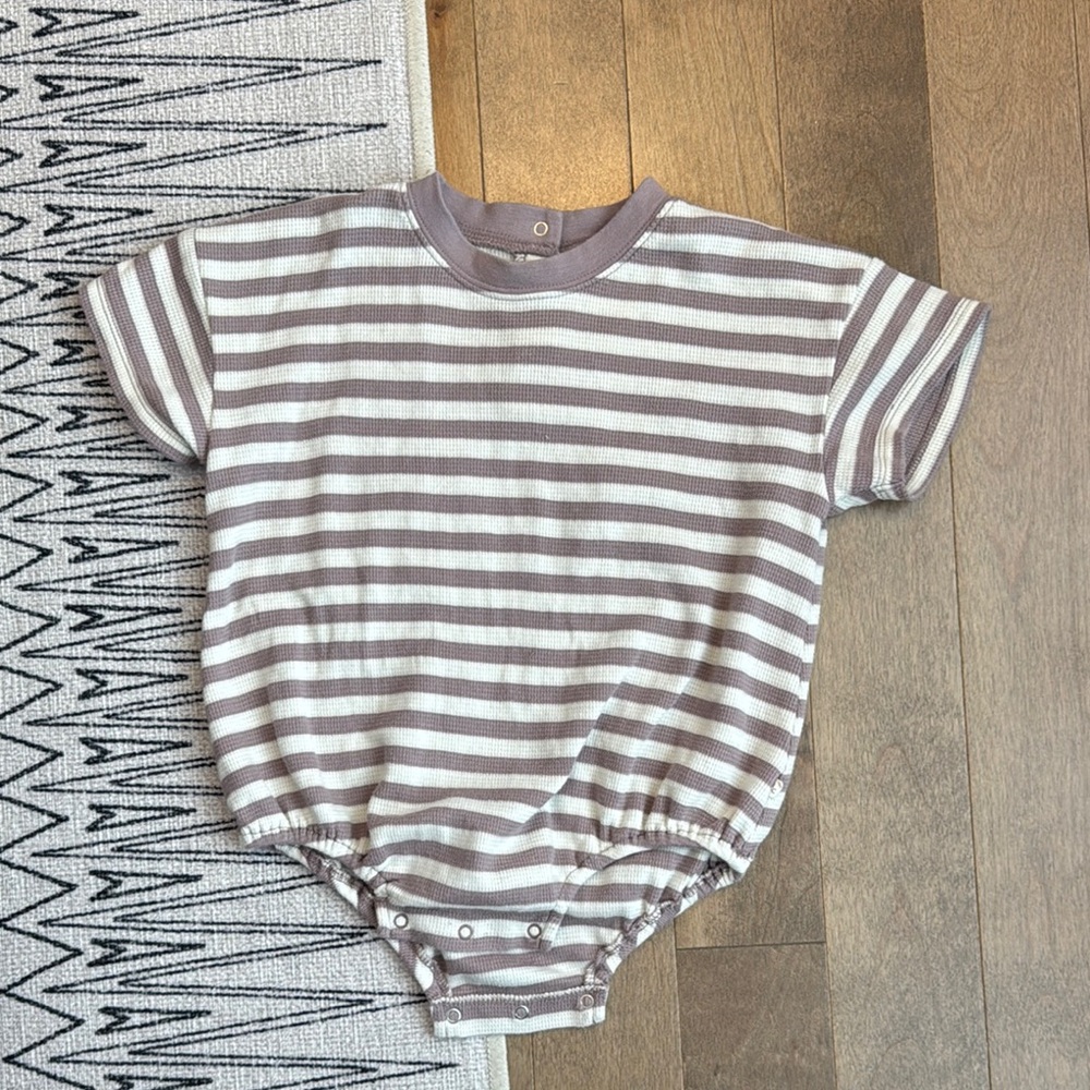 Rylee + Cru Striped Baby Bodysuit